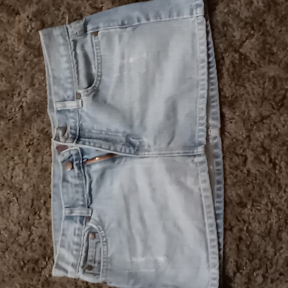 Jean skirt, brand lilu size 9 light blue
